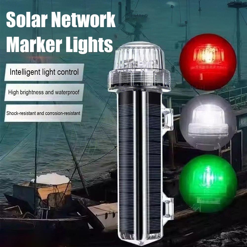 Luz de sinal solar oceano luz  - Fishing Boat Oar avaliação e preço