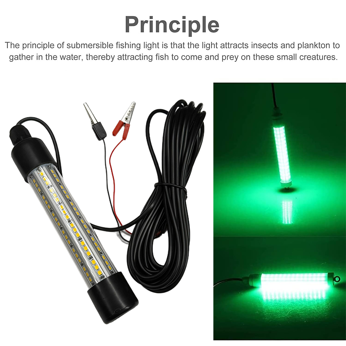 Led Underwater Fishing Light F - Fishing Boat Depth Finder avaliação e preço
